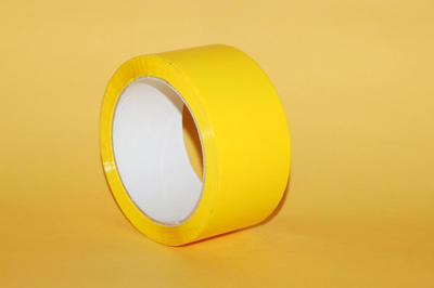 Lepící páska BOPP 48mm x  66m AC, žlutá