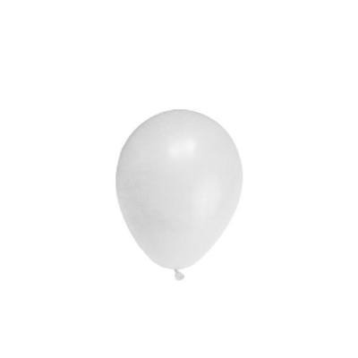 Balónek nafukovací, prům. 25cm, bílý / 100ks